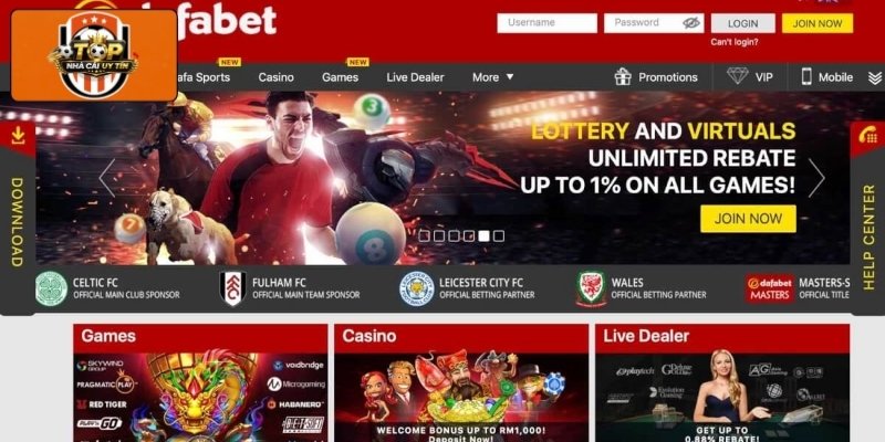 Những ưu điểm thực tế của trang Dafabet